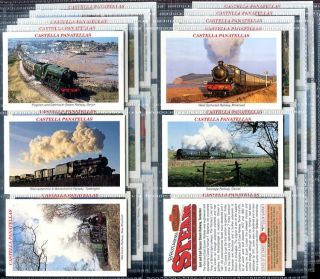 Tobacco Card Set Castella Britains Steam Railways Train Rail 