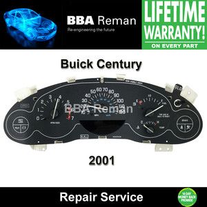 2001 Buick Century Instrument Cluster Repair Dash 01 Gauges Dashboard 