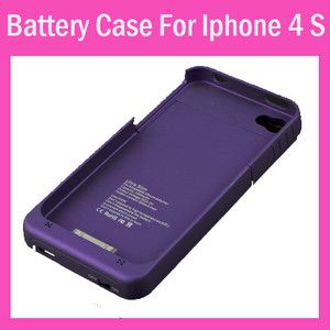   External Backup Battery Charger Charging Case for Phone 4 4S 4G