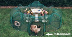 Kittywalk T Connect Single Outdoor Net Cat Enclosure
