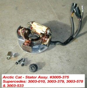 Arctic Cat Stator 3005 375 Fan Cooled Engines Used