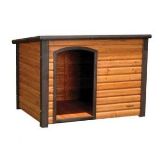   Pet Outback Log Cabin Dog House Large 45 1 2x33x33 Inches