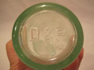 Vintage Glass Bottle D P Bottling Co Chariton IA Iowa