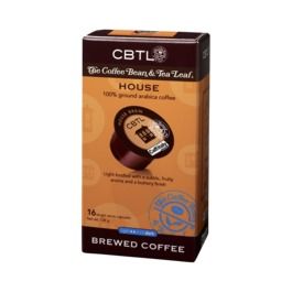CBTL® Coffee Bean and Tea Leaf House Brew Beverage Capsules   16ct