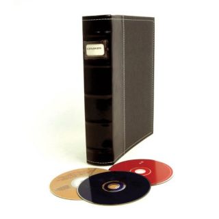 Bellagio Italia CD DVD Storage Binder Black New