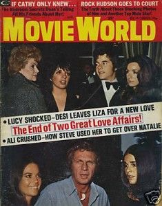 Movie World Magazine Lucille Ball Steve McQueen 1973