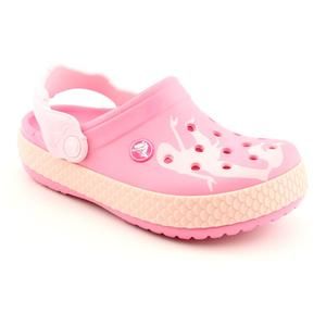 Crocs Chameleons Crocband Mermaid Toddler Girls Size 6 Pink Clogs 