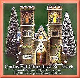 Cathedral Church Of St. Mark Department Dept. 56 Christmas In The City 