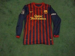 Messi Barcelona Champions League Jersey Authentic