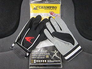 Champro Sports Ultimate Grip Football Receivers Gloves Youth Large 