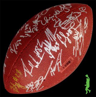 2012 Buffalo Bills Team Signed NFL Football Ball Fitzpatrick Stevie 