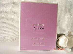 Chanel Chance Eau Fraiche 100ml 3 4oz Eau de Toilette 100 AUTHENTIC 