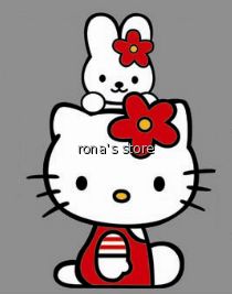 hello kitty cathy iron on heat transfer this is an order for 1 piece 