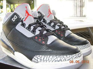 Nike Air Jordan 3 Retro Black Cements 2001 SB Dunk Max DMP Banned 