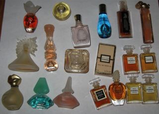 Lot 19 Vintage Perfume Bottles Chanel Allure No 19 Salvador Dali 