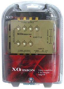 AMP718 XO Vision 7 Channel Video Amplifier 1 in to 7 TV Screen 