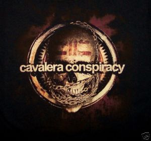 CAVALERA CONSPIRACY cd lgo SANCTUARY Official SHIRT LAST MED new