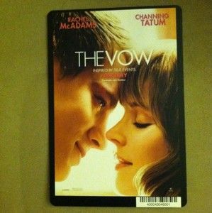 Channing Tatum The Vow Backer Card RARE Magic Mike