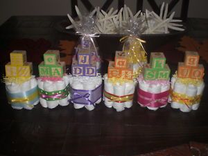 Baby Shower Centerpieces Baby Blocks Other Colors Too