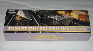 Charcoal Companion Platinum Stainless Steel Gas Grill V Shape Large 