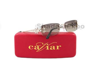 New Caviar Sunglasses CR 5560 Black C21 CR5560 Auth