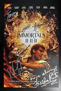   Signed Cast Poster Comic Con SDCC VHTF RARE Henry Cavill