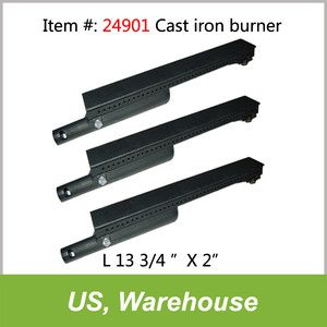 Charbroil Replacement Cast Iron Grill Pipe Burner 24901 3pack