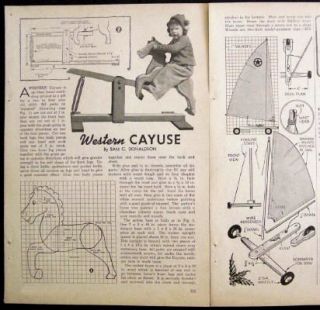 plans to build a western cayuse indian pony rocking horse uses a coil 