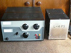 Drake L4B Linear Amplifier L4PS Power Supply Amateur Ham Radio