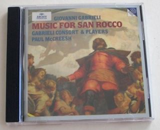 Giovanni Gabrieli Music For San Rocco / Gabrieli Consort McCreesh
