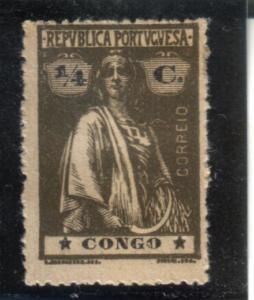 Portuguese Congo 1 4 C Ceres Variety Type I I MH