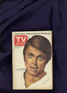 MARCH 8 1975 TV GUIDE CHAD EVERETTE