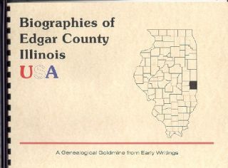   County Illinois Biography Genealogy Names Paris IL Van Sellar
