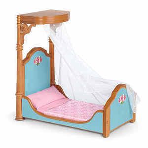 American Girl Cecile Marie Graces Doll Half Canopy Bed Mosquito 