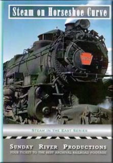 Steam on Horseshoe Curve DVD Sunday River Pennsy New
