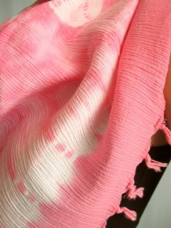 cejon pink tie dye square scarf spring summer 2590 designer cejon 