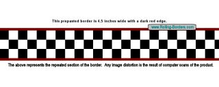 Checkered Wallpaper Border NHRA Racing Drag IRL F1
