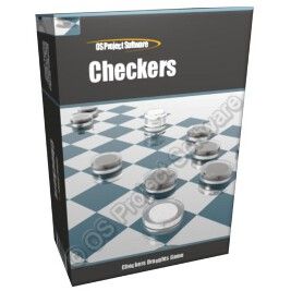 Checkers Traditional English Draughts Game New Software Program on CD 