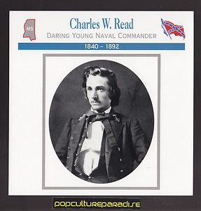 Charles w Read Mississippi Confederate Navy Commander U s Civil War 