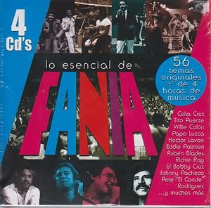 Lo Esencial de Fania CD New 4 Discs Celia Cruz Tito Puente 56 