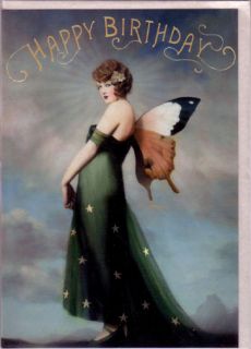 Fairy Birthday Cards by Stephen Mackey Butterfly Set of 2 Cards 