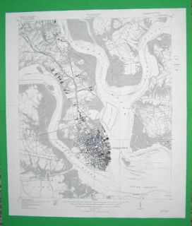 Charleston MT Pleasant South Carolina 1918 Topo Map