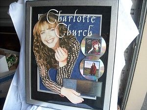 Charlotte Church RIAA Award Plaque Dream A Dream s T Platinum RARE SS 