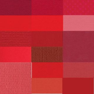 12x12 Sheets Bazzill Cardstock Reds Rojo Texture Plain Paper