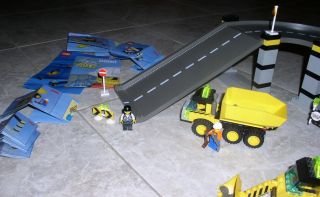Lego 6600 City Center Highway Construction 100 Complete