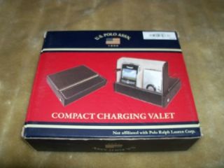 polo assn compact charging station valet nib
