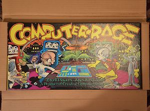 RARE Vintage Computer Rage Board Game 1970s Early It Game Original 