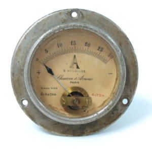 Antique French Paris Chauvin Arnoux Amperemeter