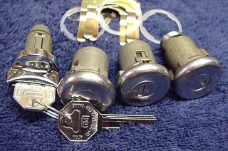 New Door Ignition & Trunk Locks With Keys GM Chevy Chevelle 1964