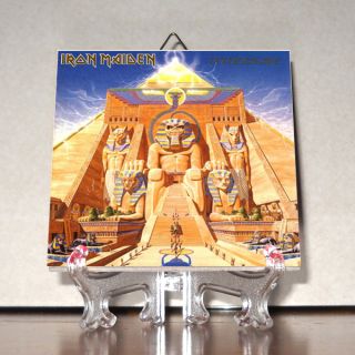Iron Maiden Powerslave Ceramic Tile 100% Hand Made from Italy Mod.2C